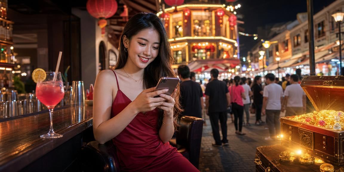Pengguna kasino mudah alih di Melaka mengakses odds dari telefon pintar